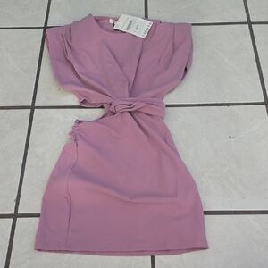 Zara Asymmetrical Mauve Dress